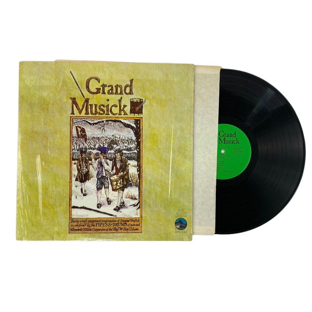Various: Grand Musick Vinyl LP (Old North Bridge, 1974, ONB 1775) Folk, World EX